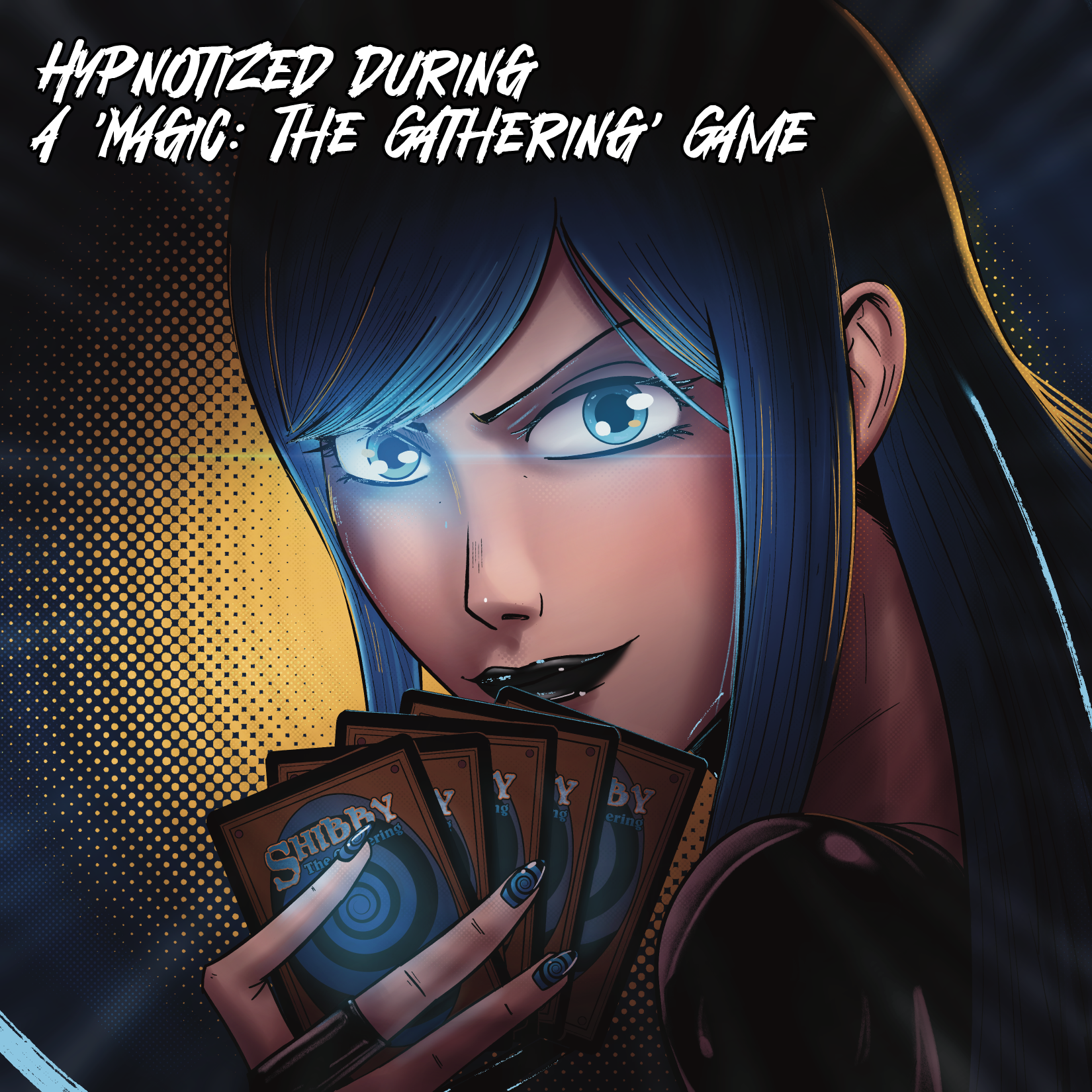 Hypnotized during a 'Magic: The Gathering' Game