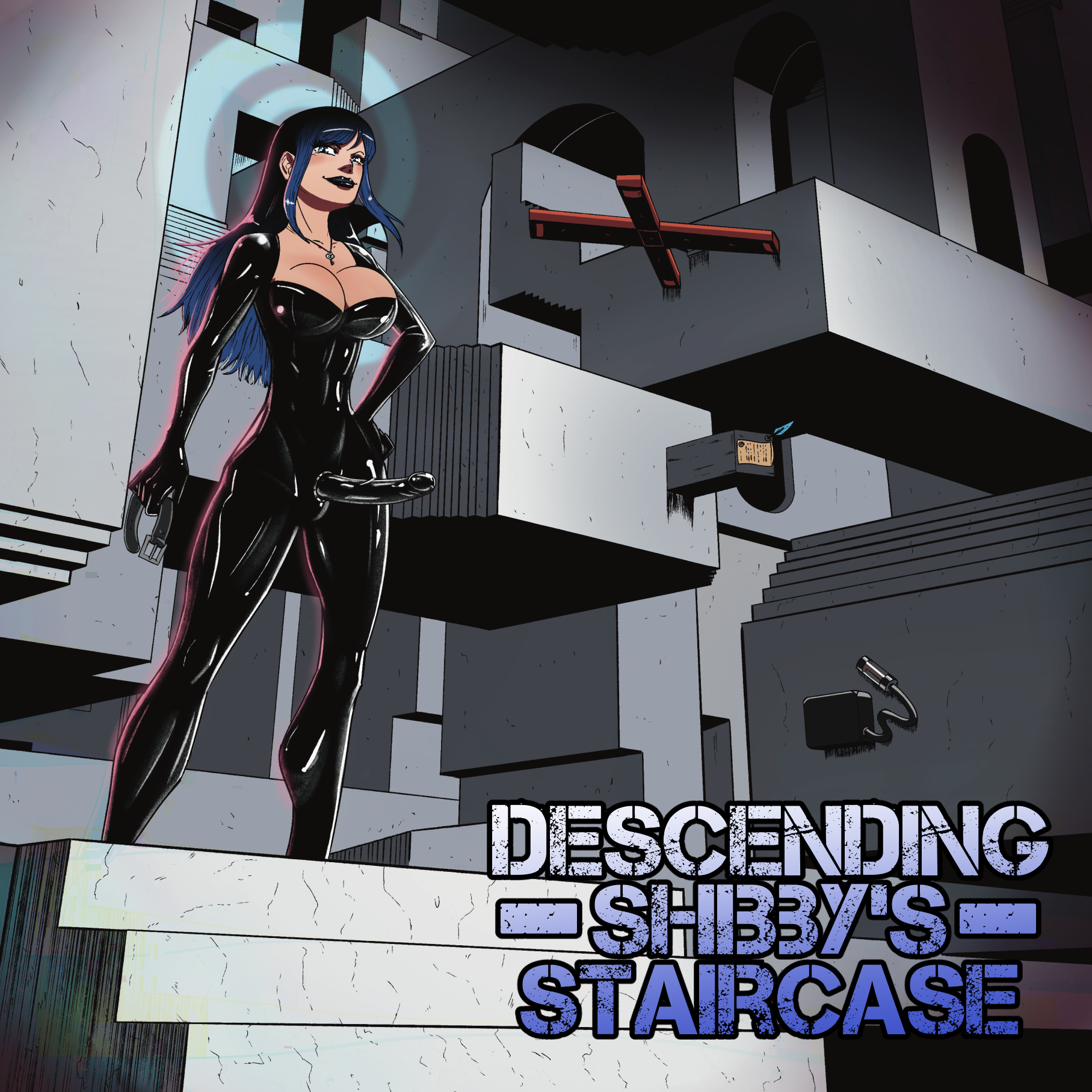 Descending Shibby's Staircase